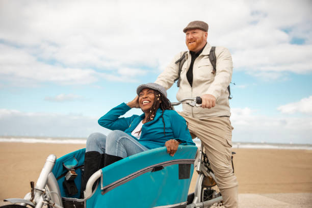 istock A senior diverse couple on a wintry beach travel getaway in the Netherlands 2178122221