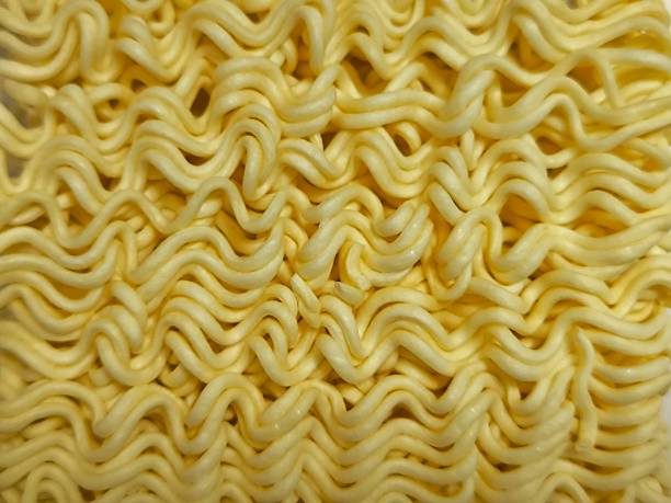 istock Uncook instant noodles texture. Egg noodle. Food background 2178124120