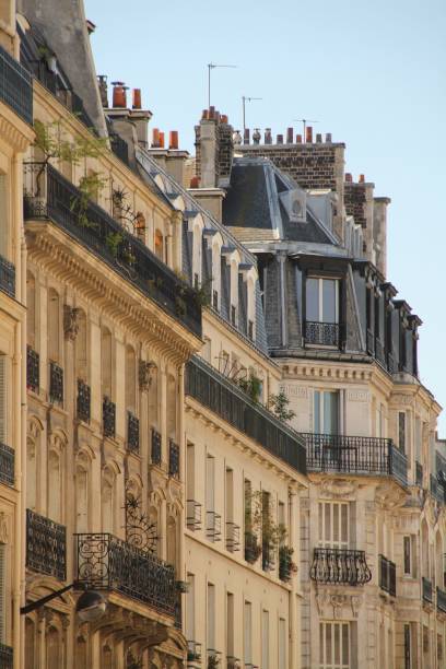 istock Classic Parisian Apartment Buildings 2178127053