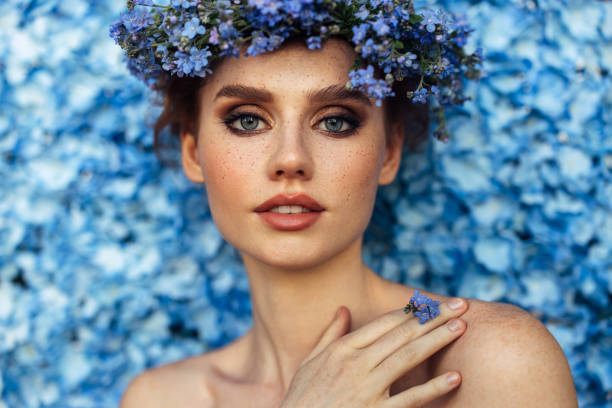 Close-Up Portrait Of Young Woman