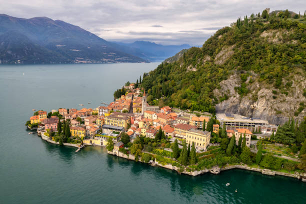 istock Magical Twilight Over Varenna Village on Lake Como 2178131718