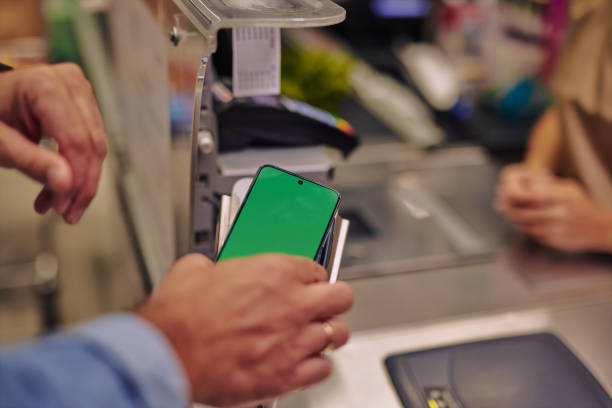 istock Supermarket Contactless Payment 2178134495