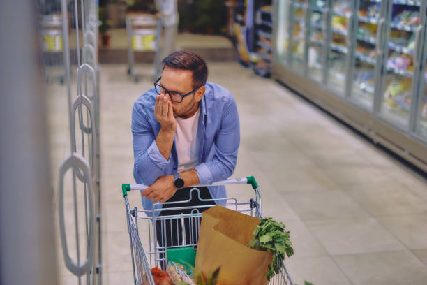 istock Shocked in a Grocery Supermarket 2178135211