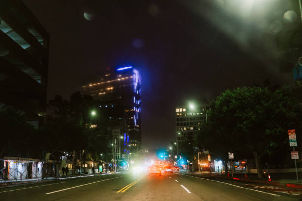 istock Streets of LA at night 2178144090