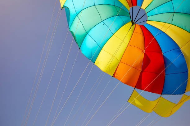 istock colorful material of a parachute or a windsurf balloon 2178144971