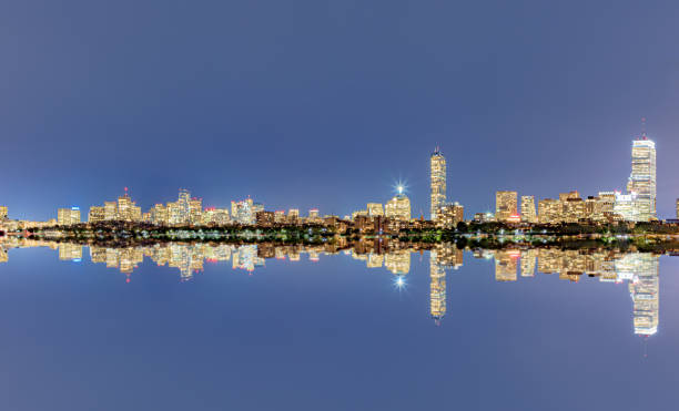 istock skyline of  Boston by night 2178145120