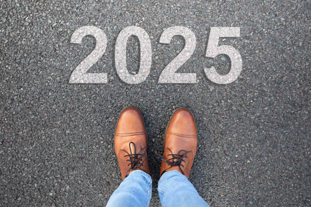 istock New year motivation. New start. New life. 2025. 2178145934