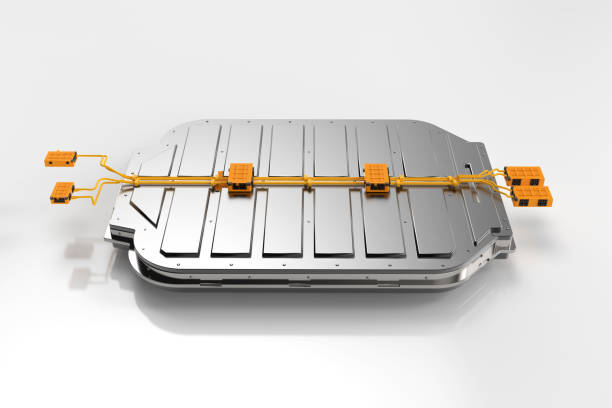 istock Ev battery or pack of lithium-ion pouch cells module 2178147327