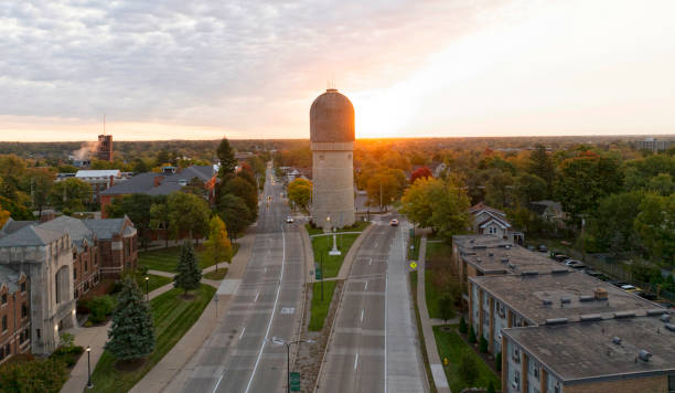 istock Autumn Rise in Ypsilanti, Michigan 2178147823
