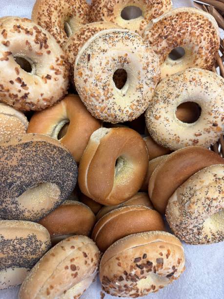 istock Assortment of bagels 2178150714