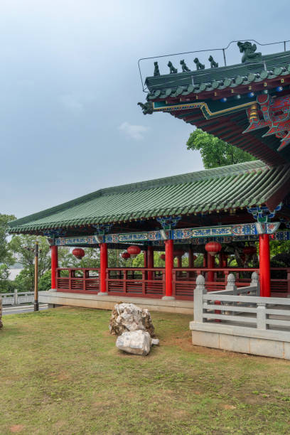 istock Beautiful traditional pavilion with blue sky view in the outdoor 2178162012