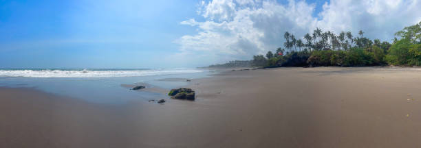 Idyllic beach scene at Balian, Bali, Indonesia