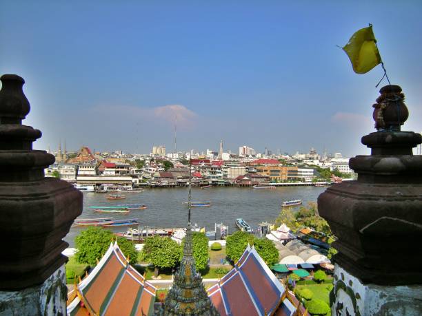 istock Panorama view from Wat Arun (Temple of Dawn) in Bangkok, Thailand 2178171459