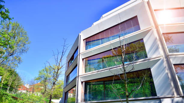 istock Eco apartment building saving energy and fresh air concept. 2178171923