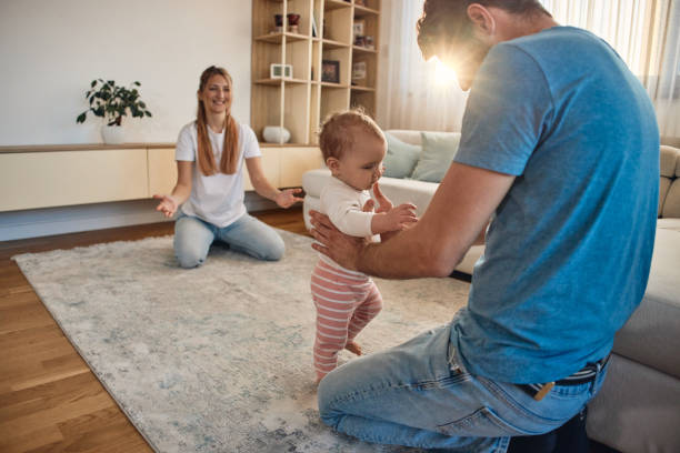 istock First steps of our baby 2178174009