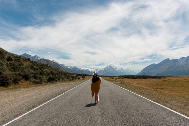 istock Girl in landscape 2178175488
