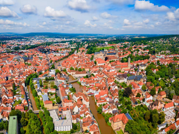 istock Bamberg old town aerial panoramic view 2178175605
