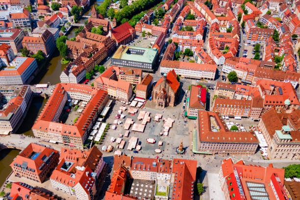 istock Nuremberg old town aerial panoramic view 2178175606