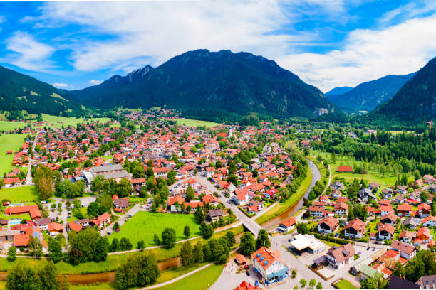 istock Oberammergau aerial panoramic view in Bavaria, Germany 2178175670