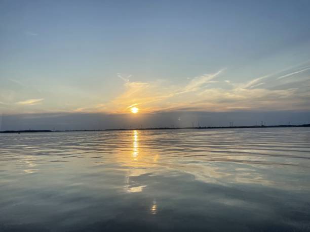 Sunset on the St. Lawrence River, near Carleton Island, NY