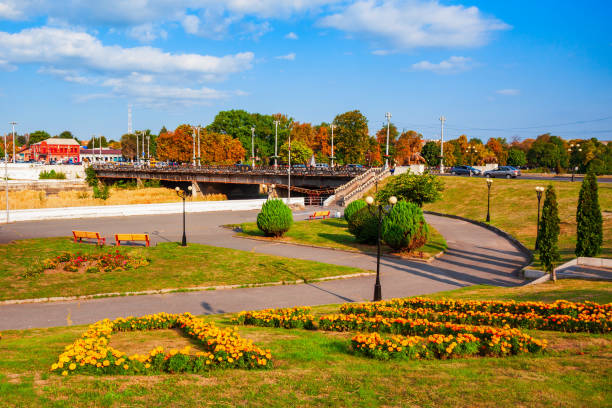 istock Terek river embankment in Vladikavkaz 2178177252
