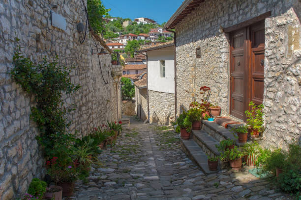 istock Street in Berat, Albania 2178185167