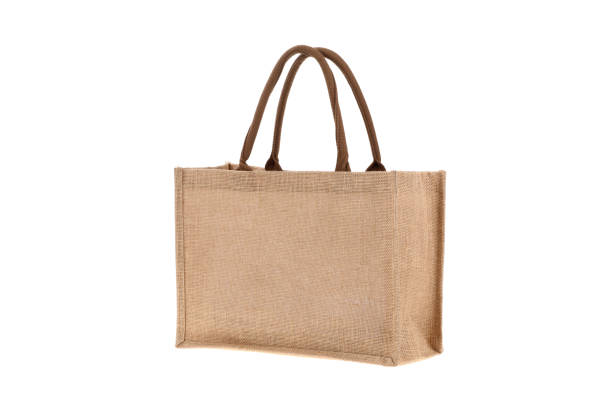 istock Linen shopping bag on white background 2178195601