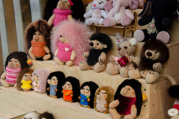 istock Handmade decorative soft plush toys. 2178202602