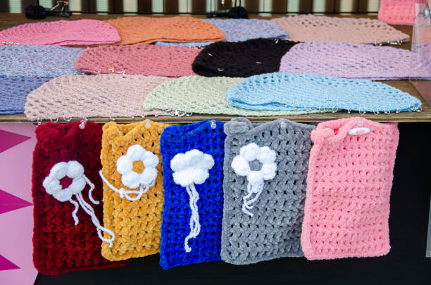 Handmade knitted hats for sale