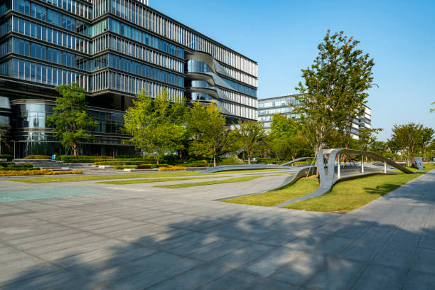 istock Digital Industrial Park in Hangzhou, China 2178203731