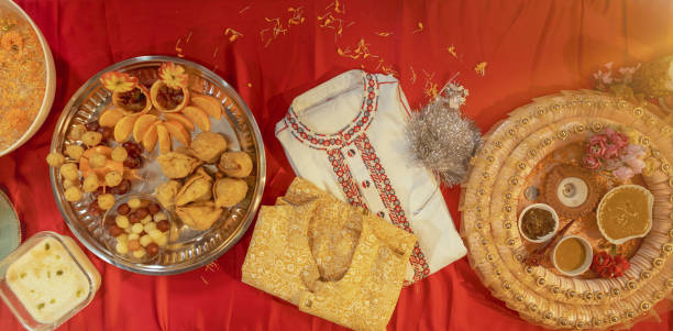 istock Bridegroom's Wedding Preparations: Panjabi and Festive Foods 2178204307