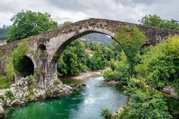 istock bridge over the river in the mountains 2178207425
