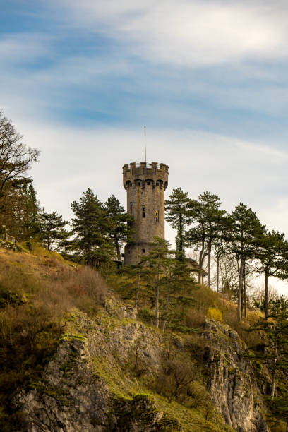 Tower on a hill, in Dinant, Belgium