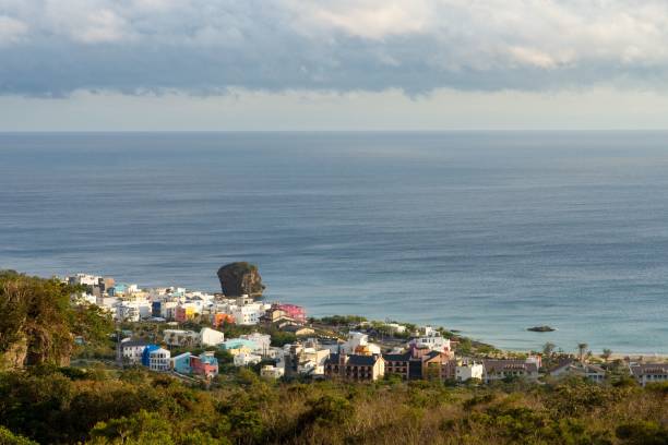 istock Sail Rock and village in Kenting, Taiwan 2178209817