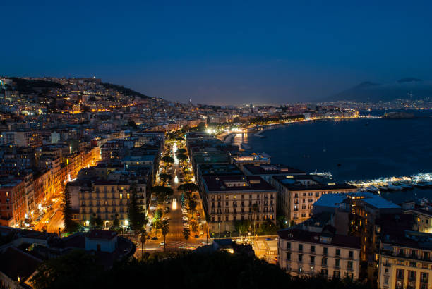istock Italy, Napoli - Panoramic view by night - 2178211665