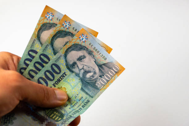 istock Hungarian forint banknotes in a hand 2178224135