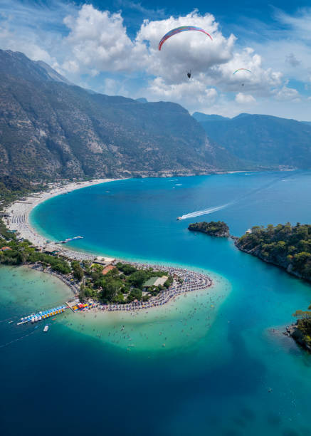 istock Aerial view of Oludeniz beach 2178224661