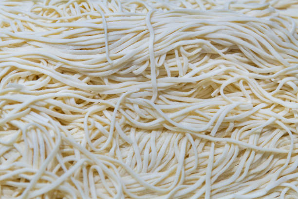 istock Fresh raw noodles in market 2178224683