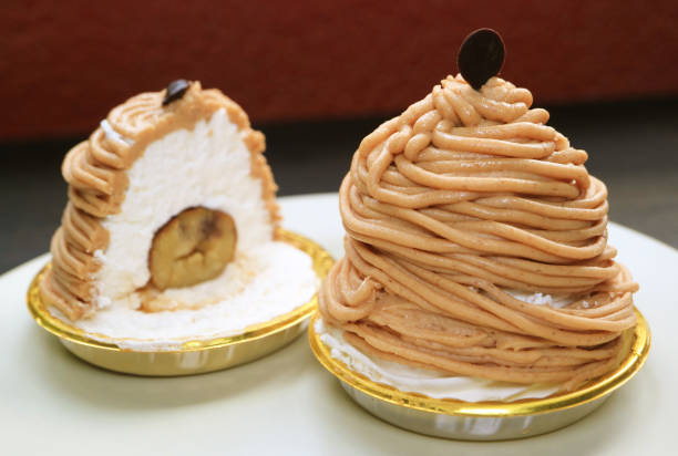 Delectable Mont Blanc Cake or Mont-blanc Aux Marrons