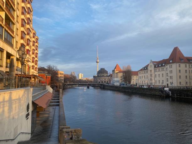 istock Scenic View of Berlin Riverfront with Tower 2178233660