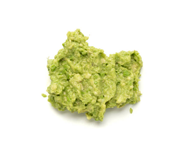 istock Avocado Smear Isolated, Sharwil Puree, Brown Avocados Paste, Fresh Alligator Pear Cream 2178243048