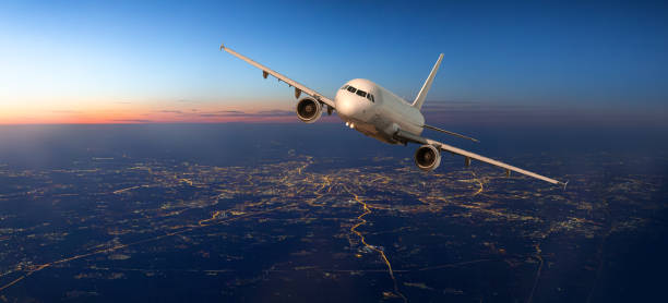 istock The passenger liner takes off 2178245741
