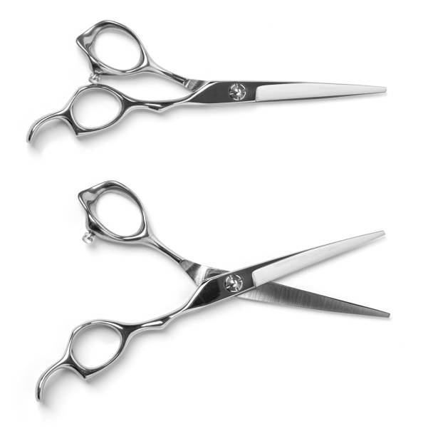 Two pairs of hairdressing scissors