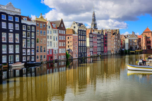 istock Amsterdam city center on Damrak, Netherlands 2178246764