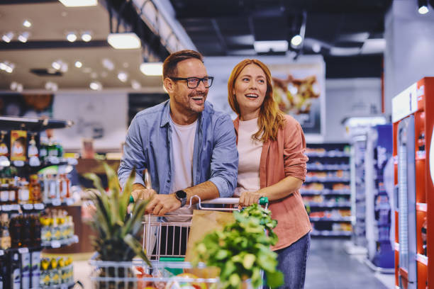 istock Shopping together for all their essentials 2178247218