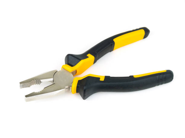 istock Vibrant pliers for DIY on white background 2178251674