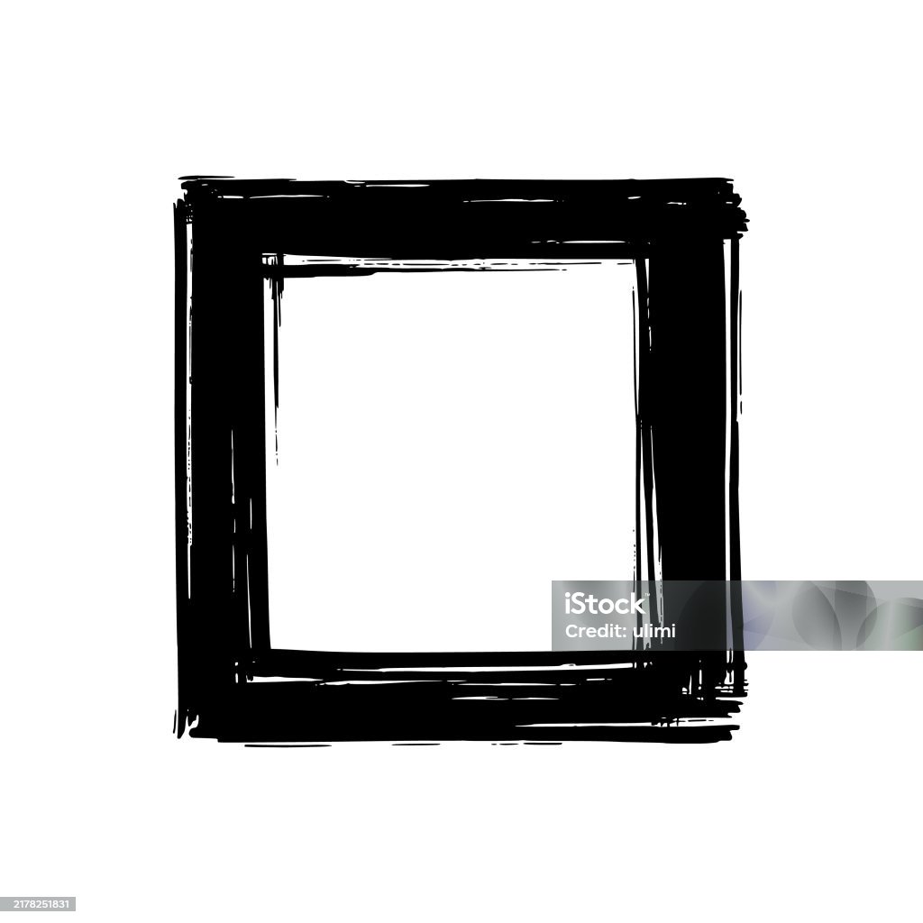 Square Frame Stock Illustration - Download Image Now - Abstract ...