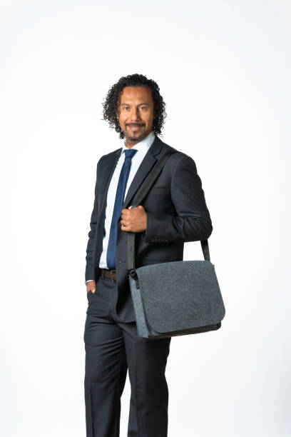 istock Confident Hispanic Businessman with Briefcase 2178255340