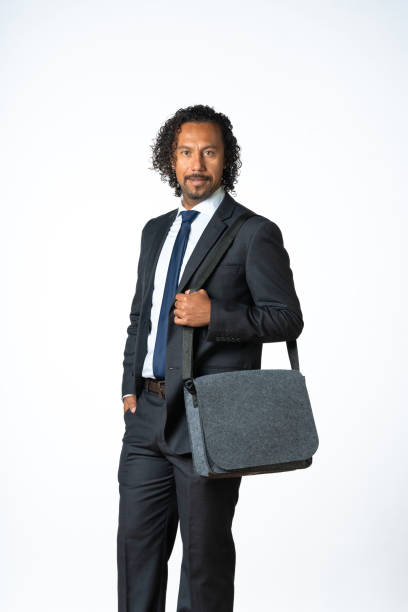 istock Confident Hispanic Businessman with Briefcase 2178255344