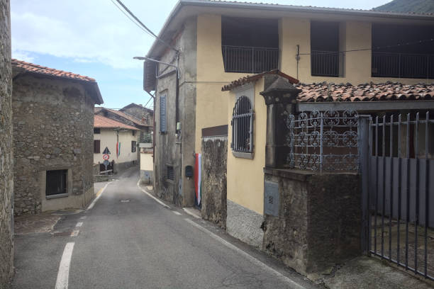 istock Street in a town in the mountains 2178258226